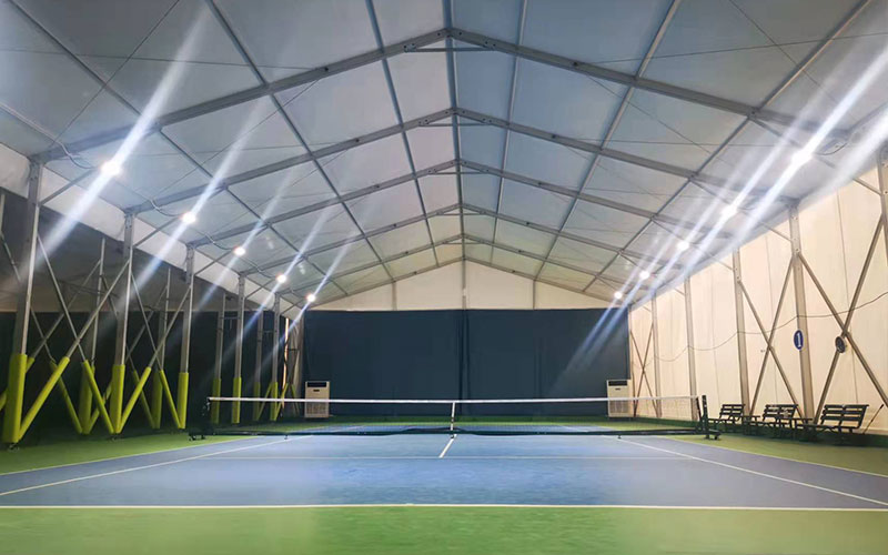 <p style='font-size: 22px; '>Tennis Court Tent – LINGTONG Tent</p><p>— John P., Tennis Club Owner</p>